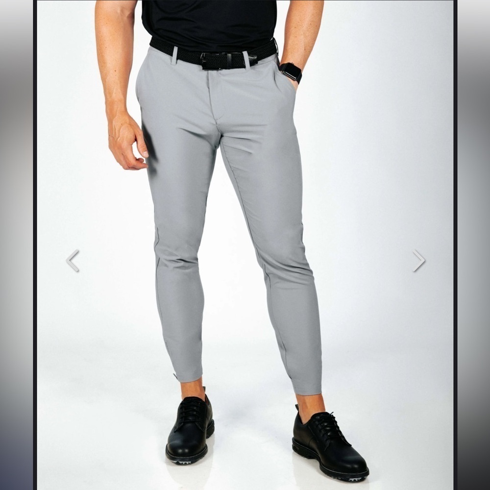 NWOT Primo Golf Joggers Men 30 Gray Lightweight Stretch Performance Pants Jogger